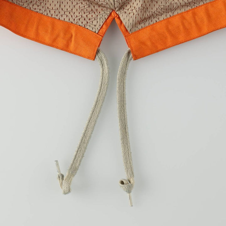 2000'S Adidas Originals hooded windbreaker, women's size M (approx.) polyester orange type Vintage Second Hand
