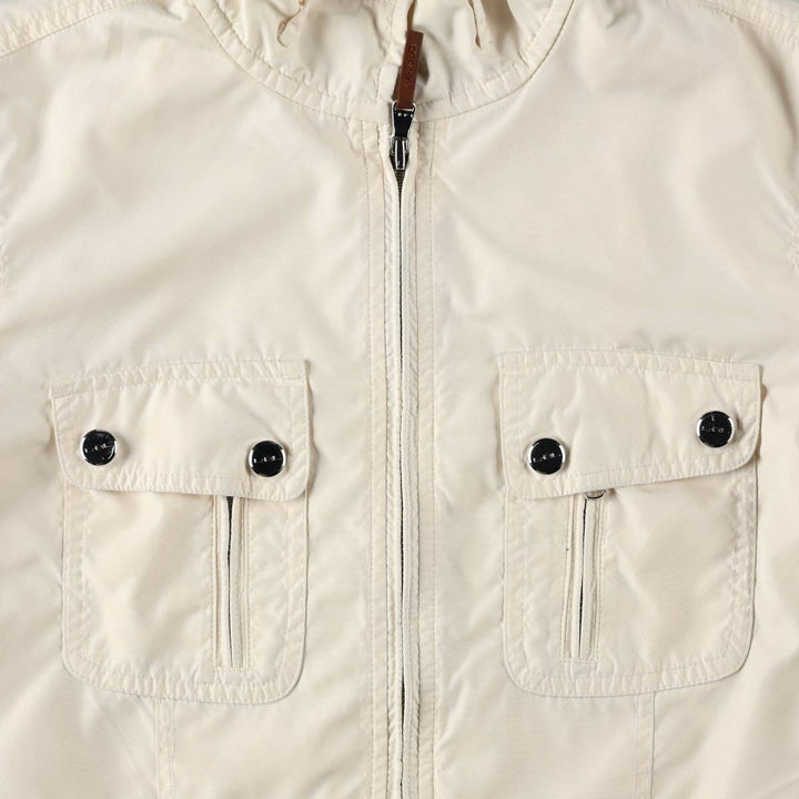 Ralph Lauren windbreaker, women's size S (approx.) polyester white type Vintage Second Hand