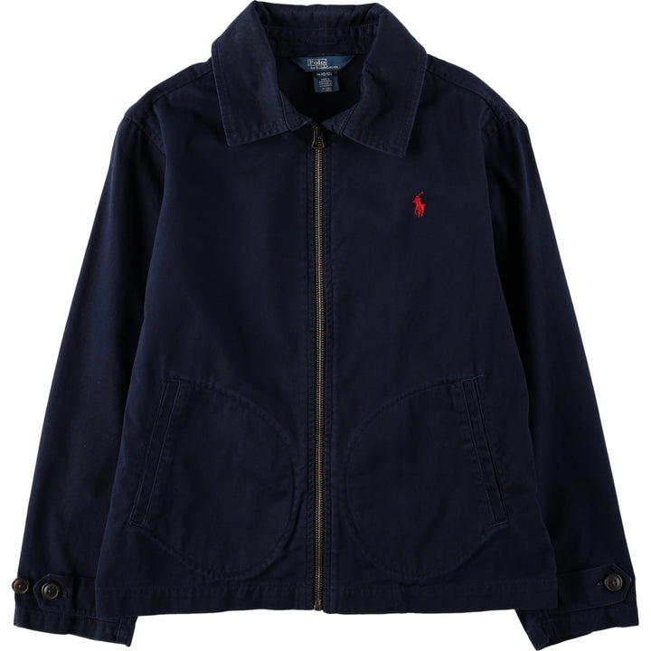 Ralph Lauren POLO by Ralph Lauren Swing Top Sport Jacket, Women's Size S (approx.) cotton navy blue type Vintage Second Hand