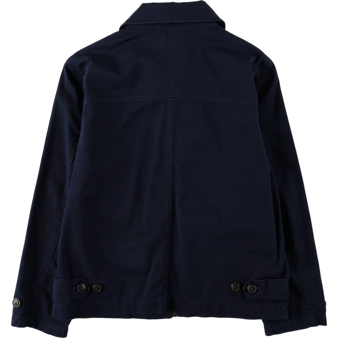 Ralph Lauren POLO by Ralph Lauren Swing Top Sport Jacket, Women's Size S (approx.) cotton navy blue type Vintage Second Hand