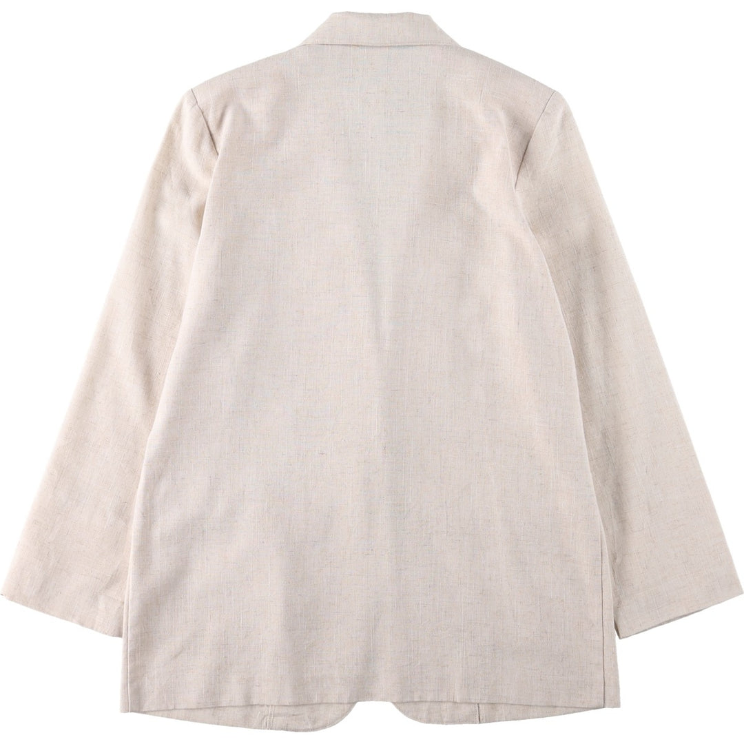 SAG HARBOR Easy Jacket Tailored Jacket Women's Size L polyester Beige type Vintage Second Hand