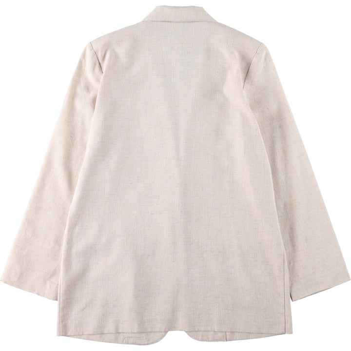 SAG HARBOR Easy Jacket Tailored Jacket Women's Size L polyester Beige type Vintage Second Hand