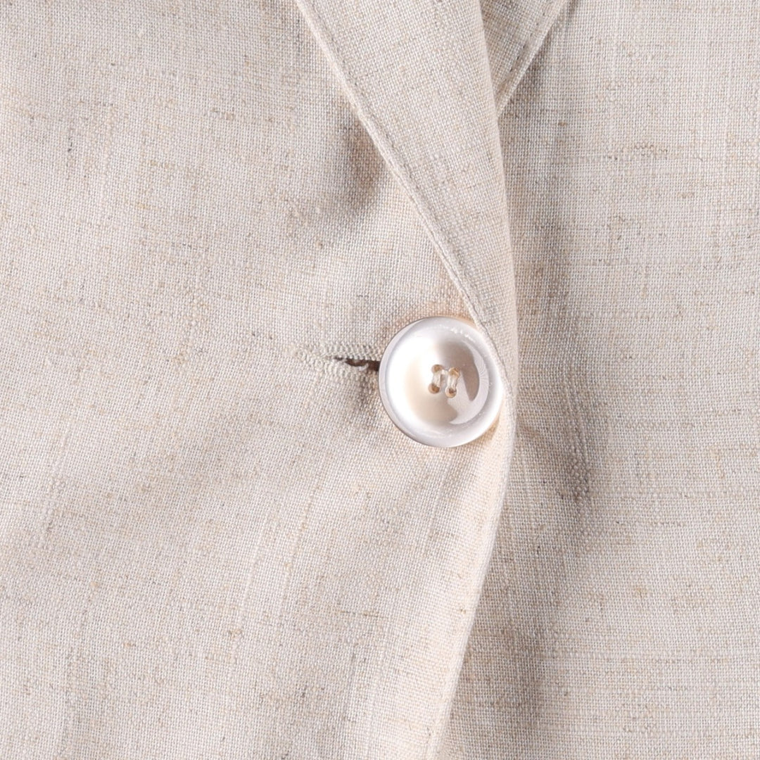 SAG HARBOR Easy Jacket Tailored Jacket Women's Size L polyester Beige type Vintage Second Hand