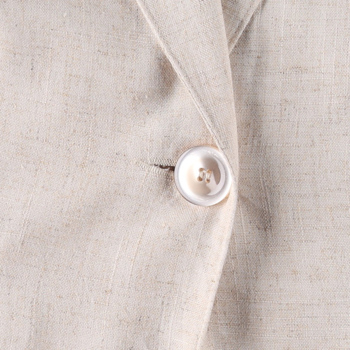 SAG HARBOR Easy Jacket Tailored Jacket Women's Size L polyester Beige type Vintage Second Hand
