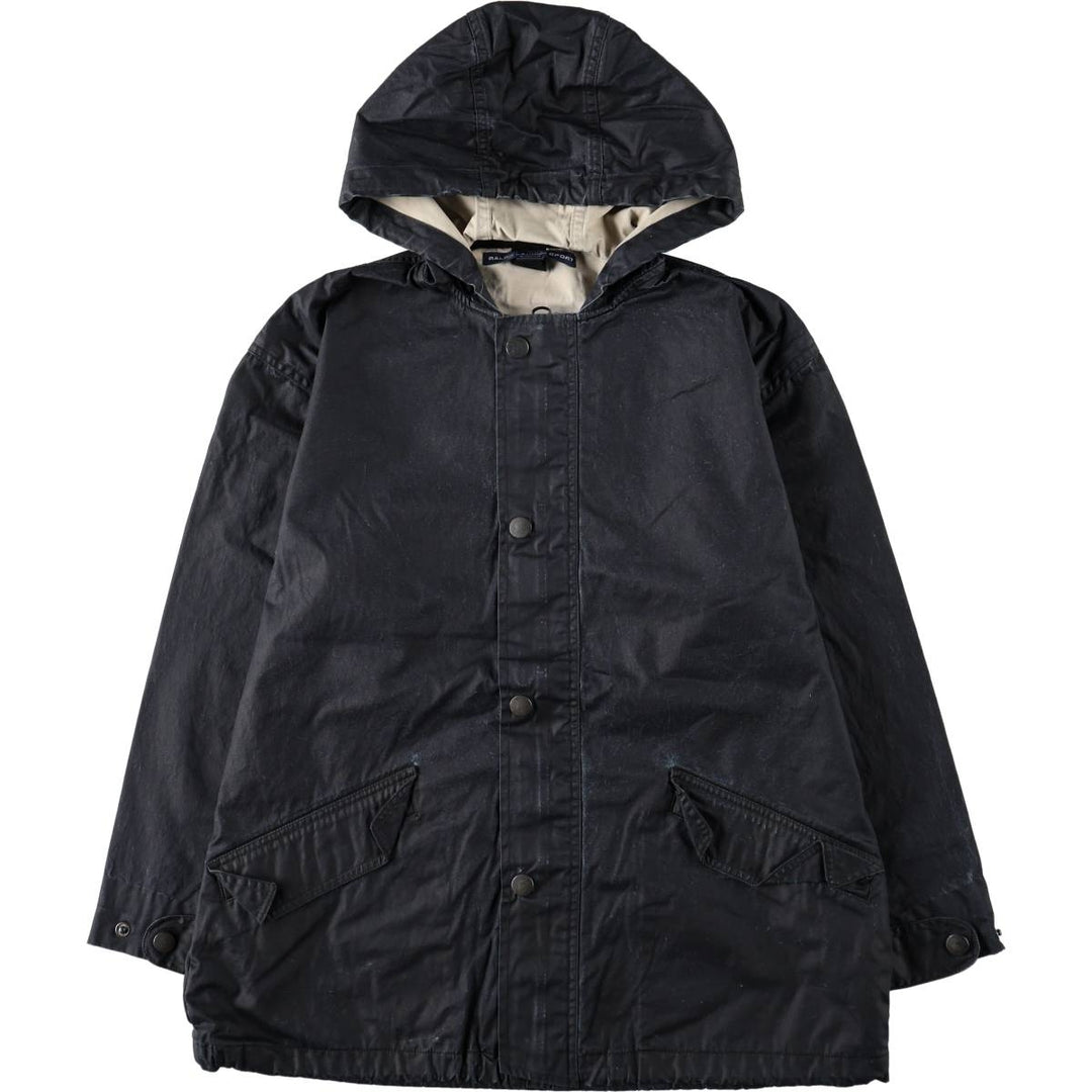 Ralph Lauren RALPH LAUREN SPORT Cotton Hoodie, Women's Size S (approx.) cotton navy blue type Vintage Second Hand