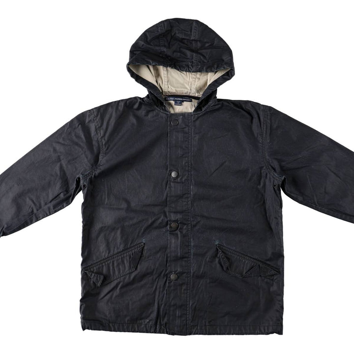 Ralph Lauren RALPH LAUREN SPORT Cotton Hoodie, Women's Size S (approx.) cotton navy blue type Vintage Second Hand