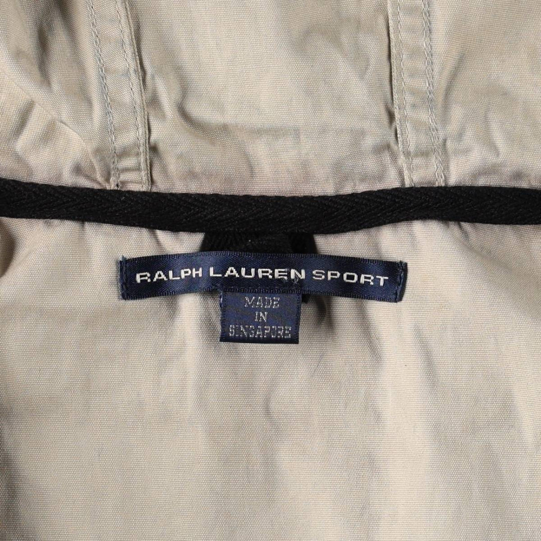 Ralph Lauren RALPH LAUREN SPORT Cotton Hoodie, Women's Size S (approx.) cotton navy blue type Vintage Second Hand
