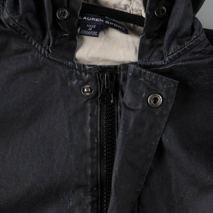 Ralph Lauren RALPH LAUREN SPORT Cotton Hoodie, Women's Size S (approx.) cotton navy blue type Vintage Second Hand