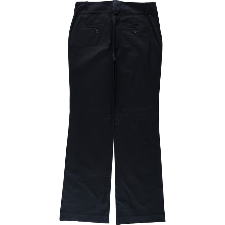 ANN TAYLOR LOFT Cotton Slacks Pants, Women's XL (equivalent to W32) cotton black type Vintage Second Hand