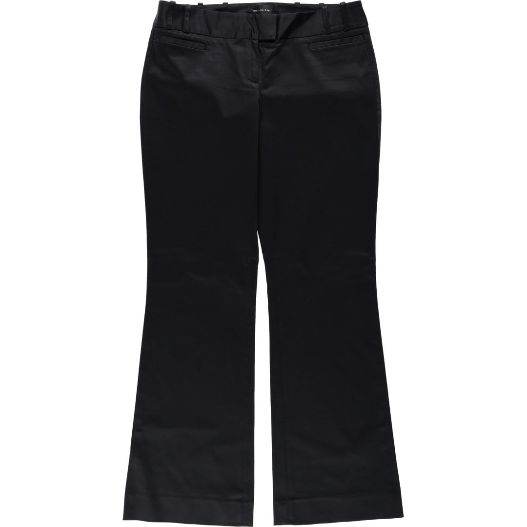 THE LIMITED DREW FIT Cotton Slacks Pants, Women's XL (equivalent to W32) cotton black type Vintage Second Hand