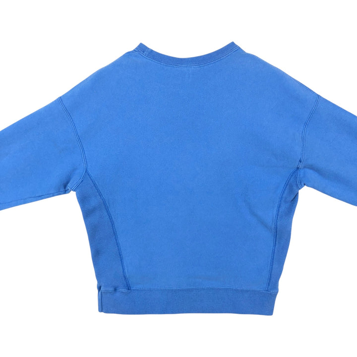 Champion REVERSE WEAVE Sweatshirt with One-Point Logo (Women's Size M) unclear blue type Vintage Second Hand