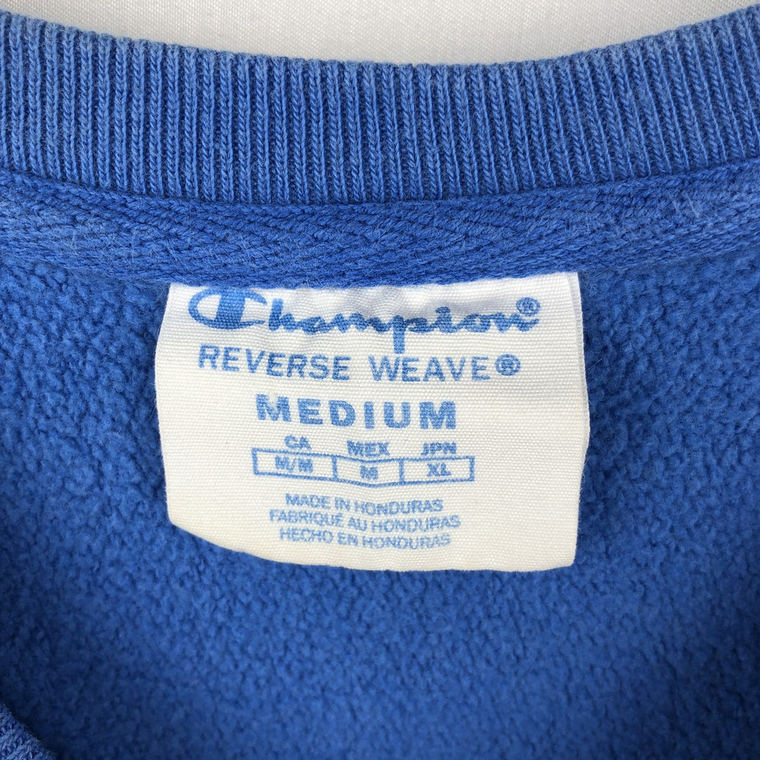 Champion REVERSE WEAVE Sweatshirt with One-Point Logo (Women's Size M) unclear blue type Vintage Second Hand