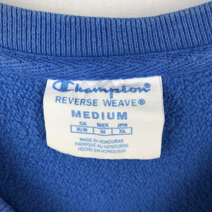 Champion REVERSE WEAVE Sweatshirt with One-Point Logo (Women's Size M) unclear blue type Vintage Second Hand