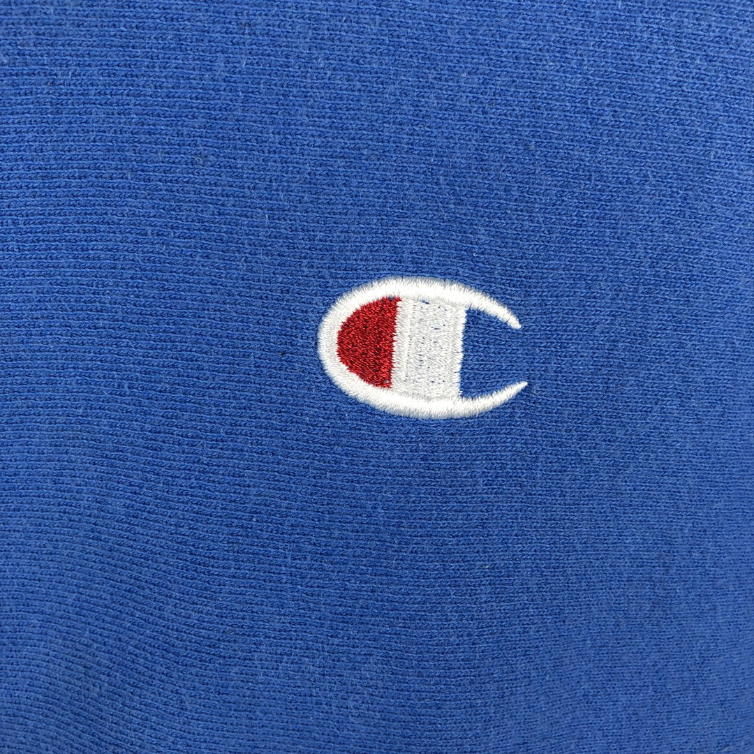 Champion REVERSE WEAVE Sweatshirt with One-Point Logo (Women's Size M) unclear blue type Vintage Second Hand