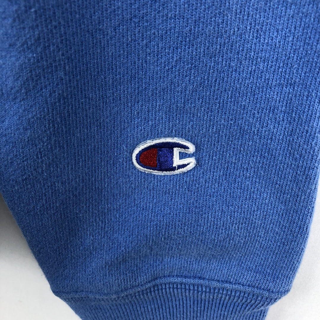 Champion REVERSE WEAVE Sweatshirt with One-Point Logo (Women's Size M) unclear blue type Vintage Second Hand