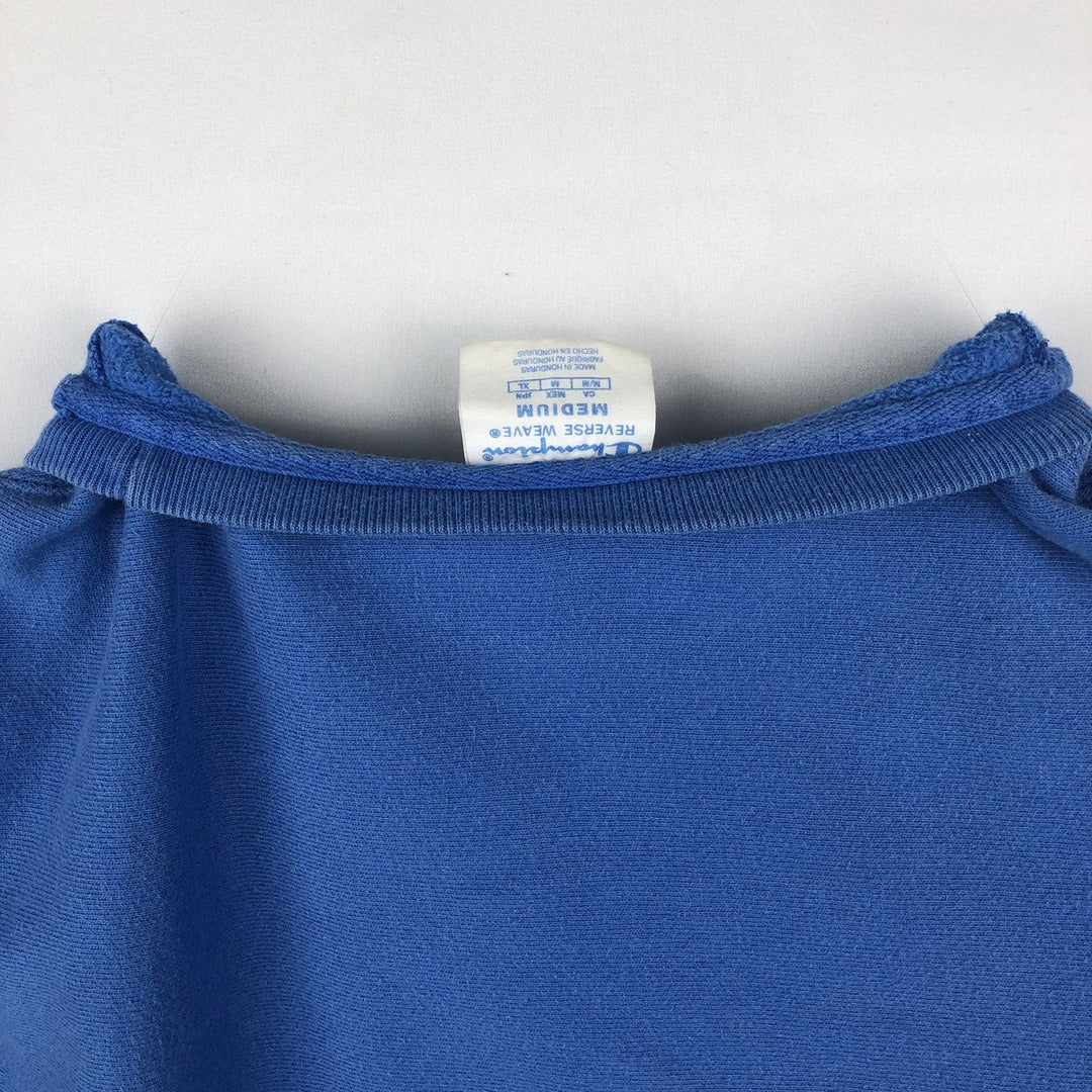 Champion REVERSE WEAVE Sweatshirt with One-Point Logo (Women's Size M) unclear blue type Vintage Second Hand