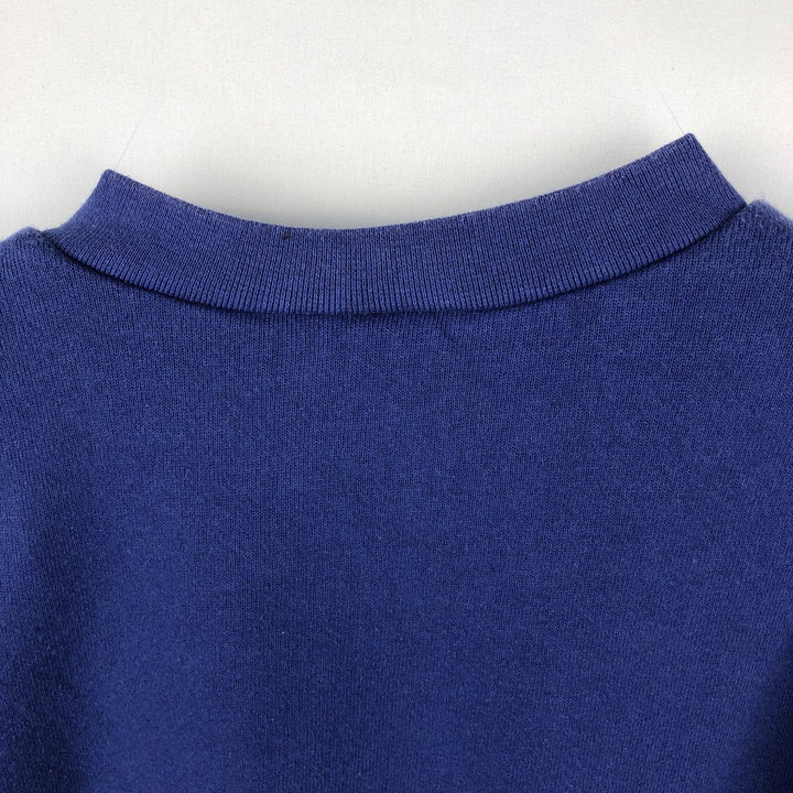 90'S Nike Logo Sweatshirt, Made in USA, Women's Size L (approx.), Vintage cotton blue type Vintage Second Hand
