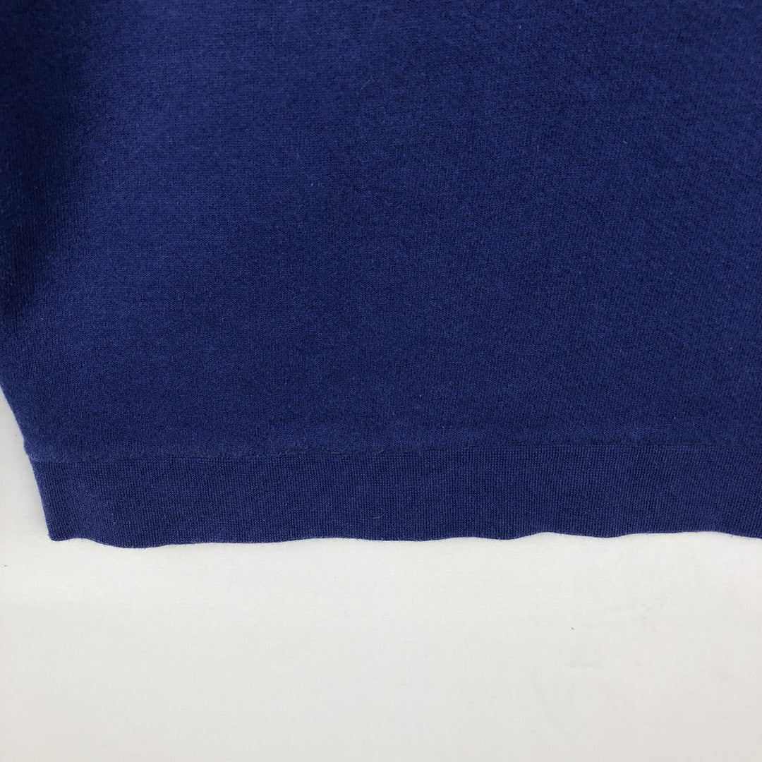 90'S Nike Logo Sweatshirt, Made in USA, Women's Size L (approx.), Vintage cotton blue type Vintage Second Hand