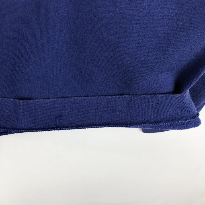 90'S Nike Logo Sweatshirt, Made in USA, Women's Size L (approx.), Vintage cotton blue type Vintage Second Hand