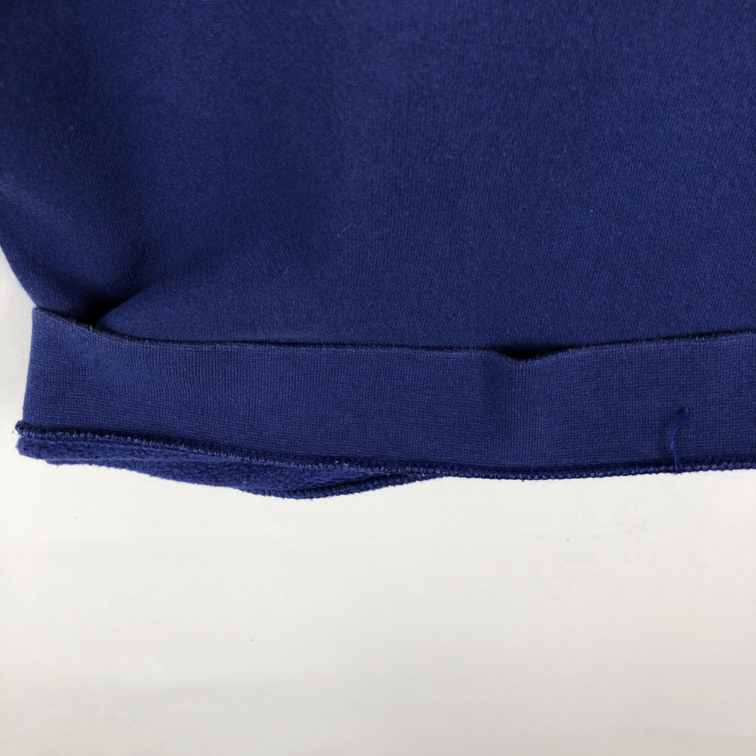 90'S Nike Logo Sweatshirt, Made in USA, Women's Size L (approx.), Vintage cotton blue type Vintage Second Hand