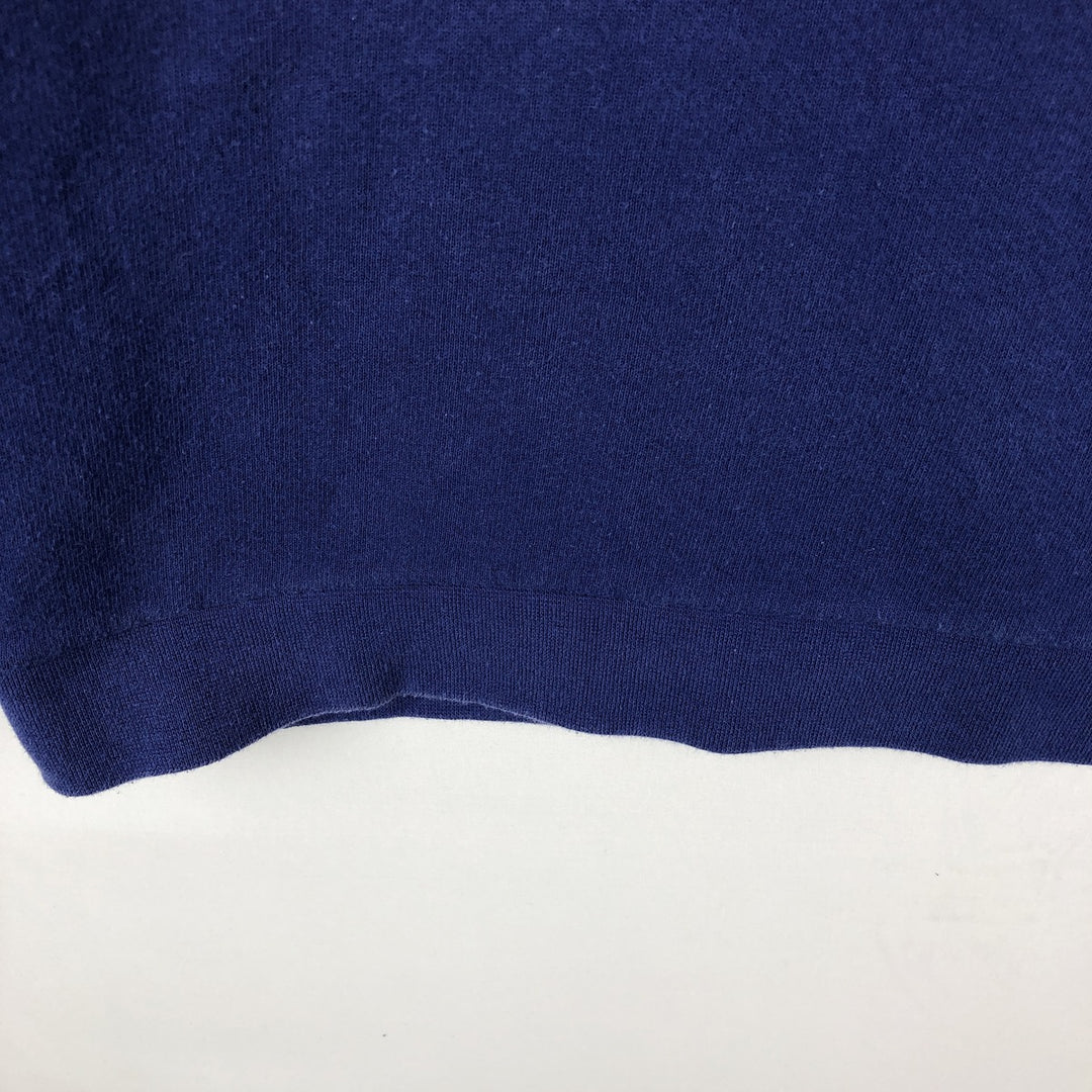 90'S Nike Logo Sweatshirt, Made in USA, Women's Size L (approx.), Vintage cotton blue type Vintage Second Hand