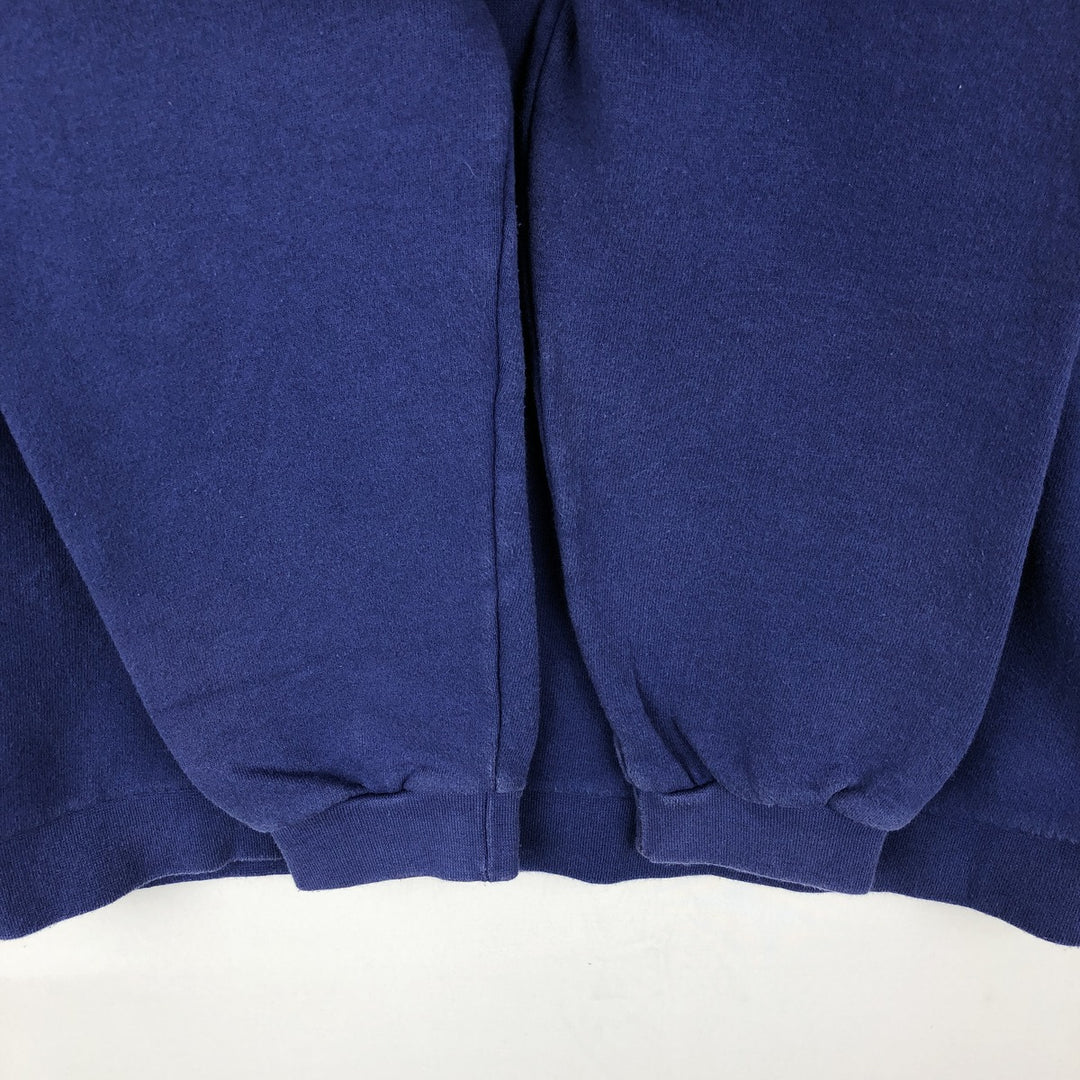 90'S Nike Logo Sweatshirt, Made in USA, Women's Size L (approx.), Vintage cotton blue type Vintage Second Hand