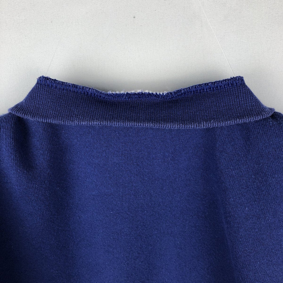 90'S Nike Logo Sweatshirt, Made in USA, Women's Size L (approx.), Vintage cotton blue type Vintage Second Hand