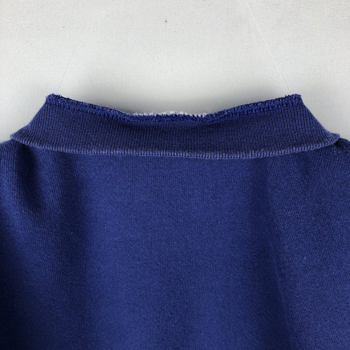 90'S Nike Logo Sweatshirt, Made in USA, Women's Size L (approx.), Vintage cotton blue type Vintage Second Hand