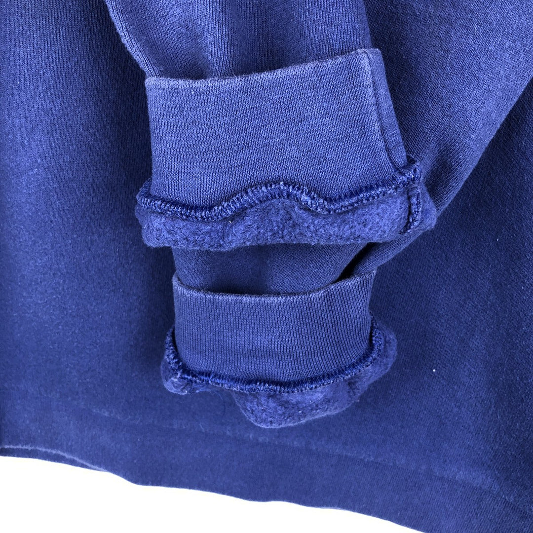 90'S Nike Logo Sweatshirt, Made in USA, Women's Size L (approx.), Vintage cotton blue type Vintage Second Hand