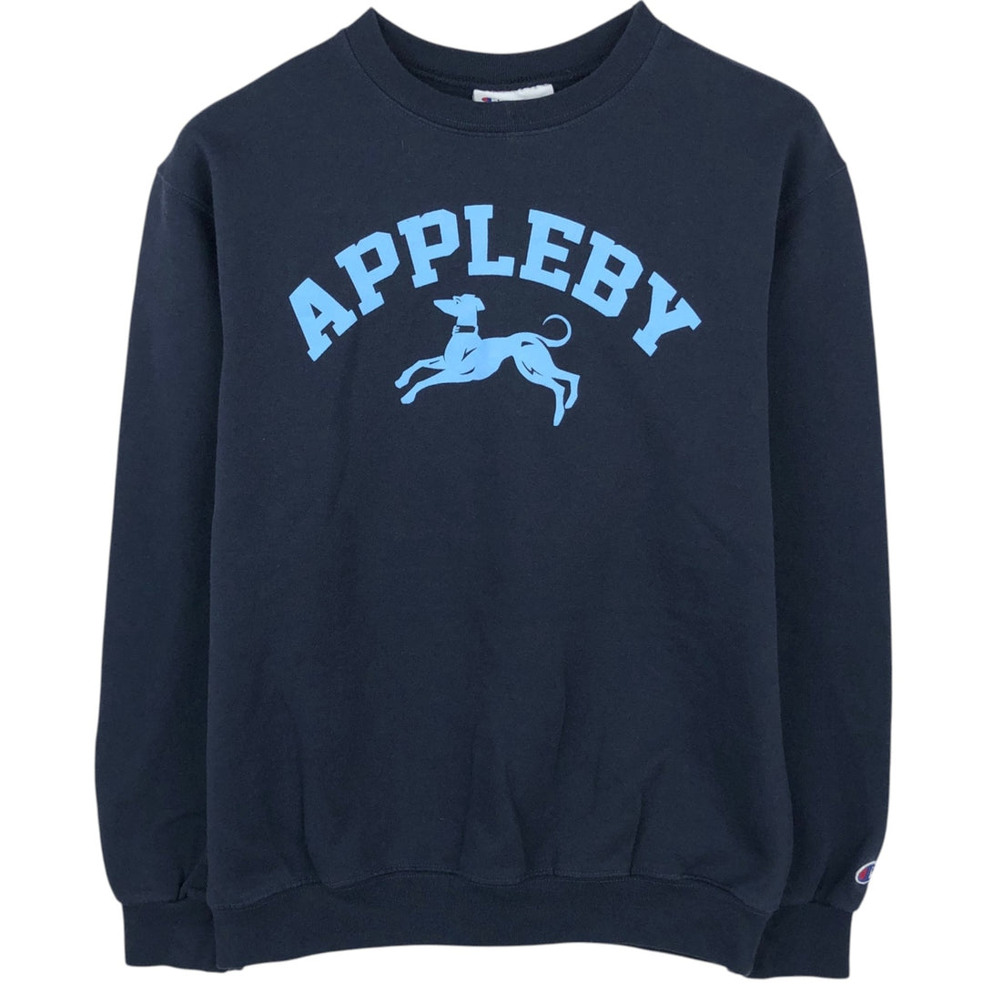 Champion Authentic Athletic Wear College Sweatshirt, Women's Size M (approx.) cotton navy blue type Vintage Second Hand