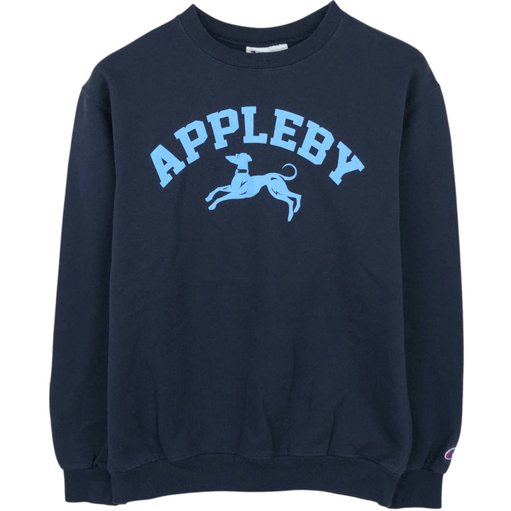 Champion Authentic Athletic Wear College Sweatshirt, Women's Size M (approx.) cotton navy blue type Vintage Second Hand
