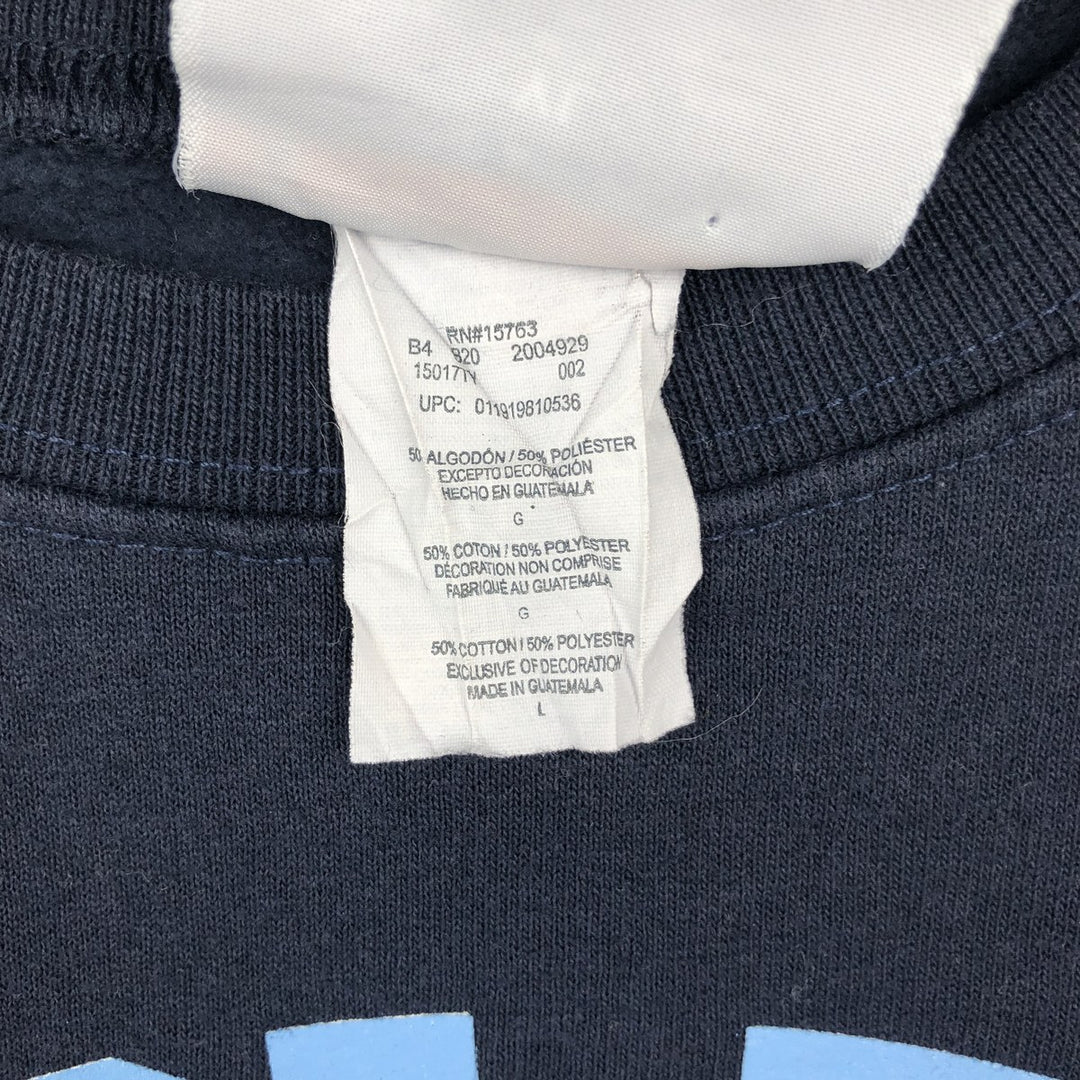 Champion Authentic Athletic Wear College Sweatshirt, Women's Size M (approx.) cotton navy blue type Vintage Second Hand