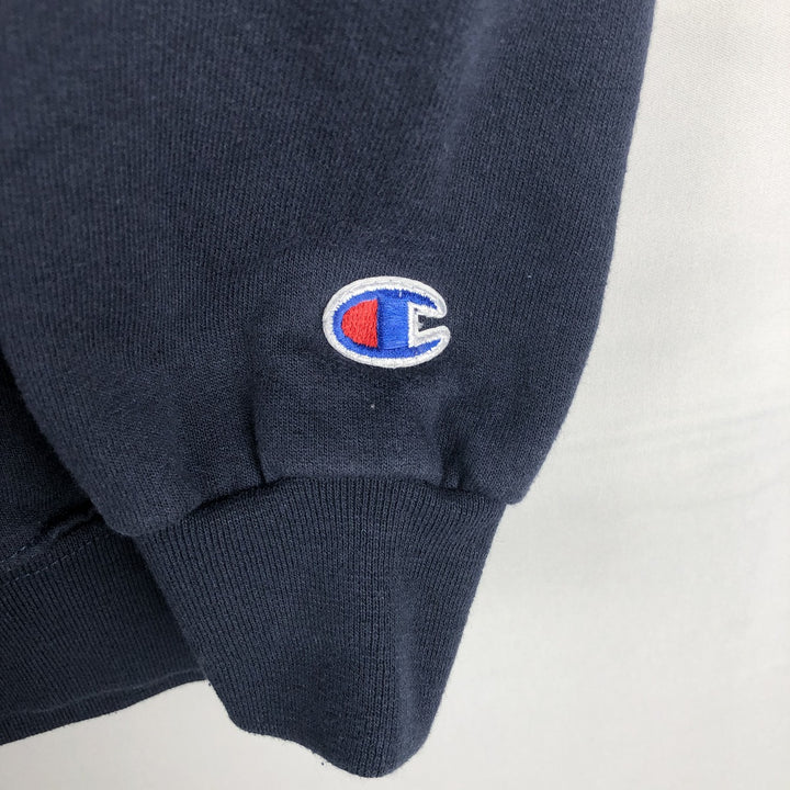 Champion Authentic Athletic Wear College Sweatshirt, Women's Size M (approx.) cotton navy blue type Vintage Second Hand