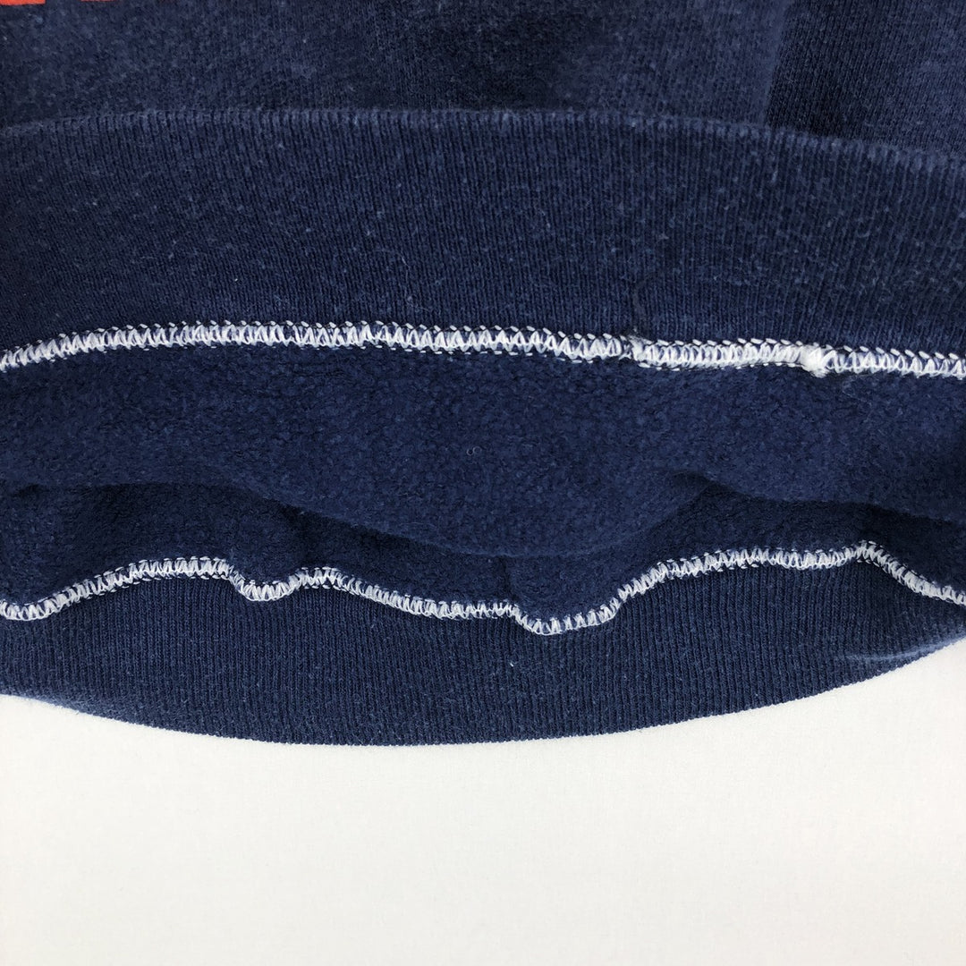 80'S Champion Tricolor Tag College Sweatshirt, Made in USA, Women's Size M (Equivalent), Vintage acrylic navy blue type Vintage Second Hand