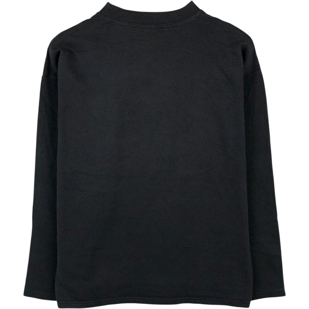 Printed sweatshirt, women's size XL (approx.) unclear black type Vintage Second Hand
