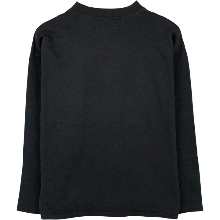 Printed sweatshirt, women's size XL (approx.) unclear black type Vintage Second Hand