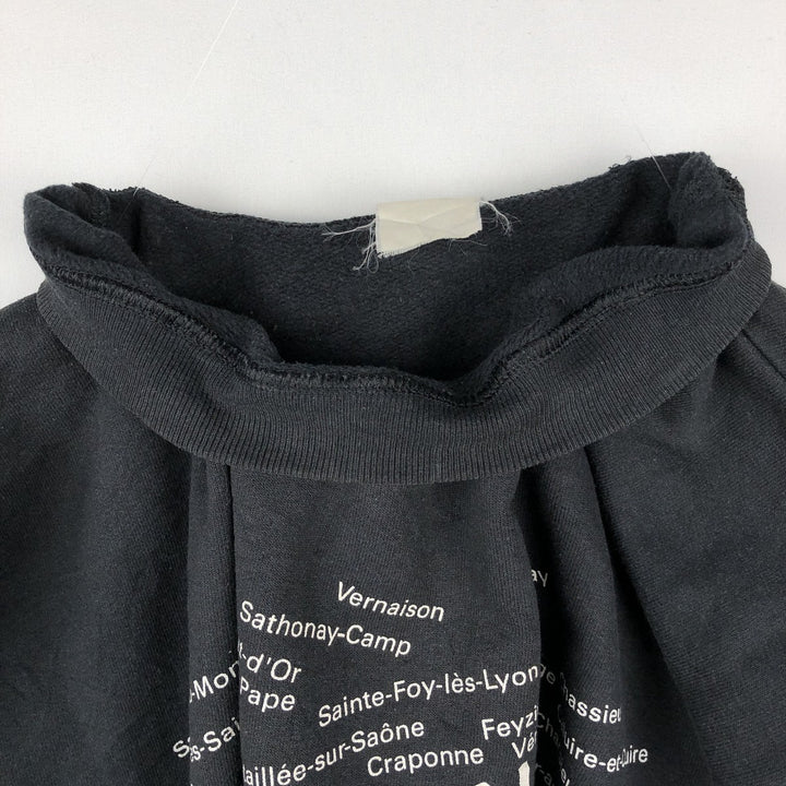 Printed sweatshirt, women's size XL (approx.) unclear black type Vintage Second Hand