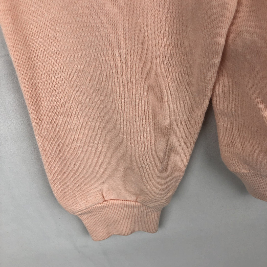 Vintage 1980'S Hanes blue tag print sweatshirt, made in the USA, size L, men's cotton coral Vintage Second Hand