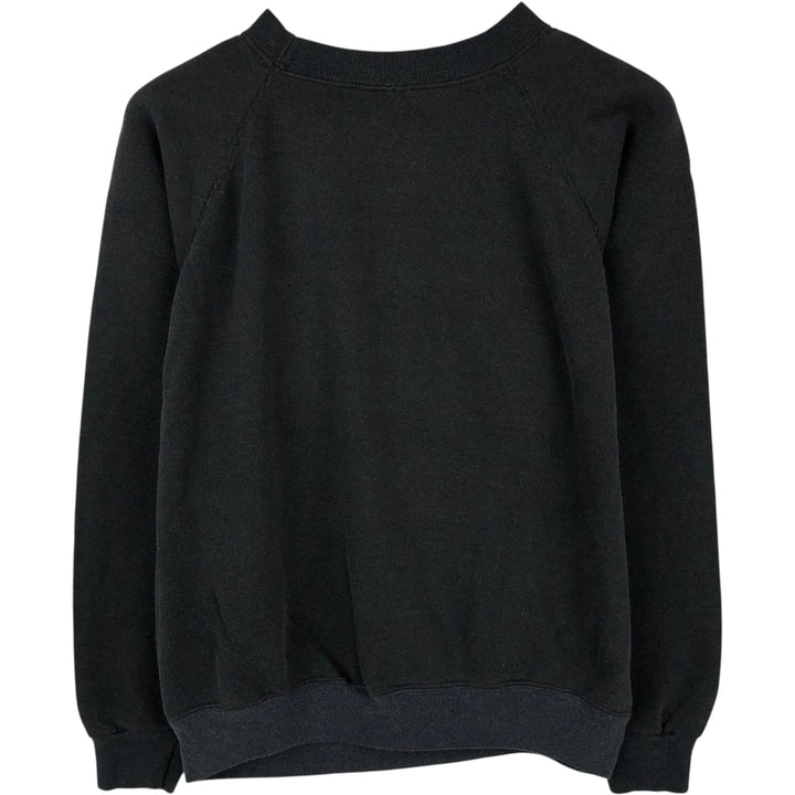 Printed sweatshirt, women's size L (approx.) unclear black type Vintage Second Hand