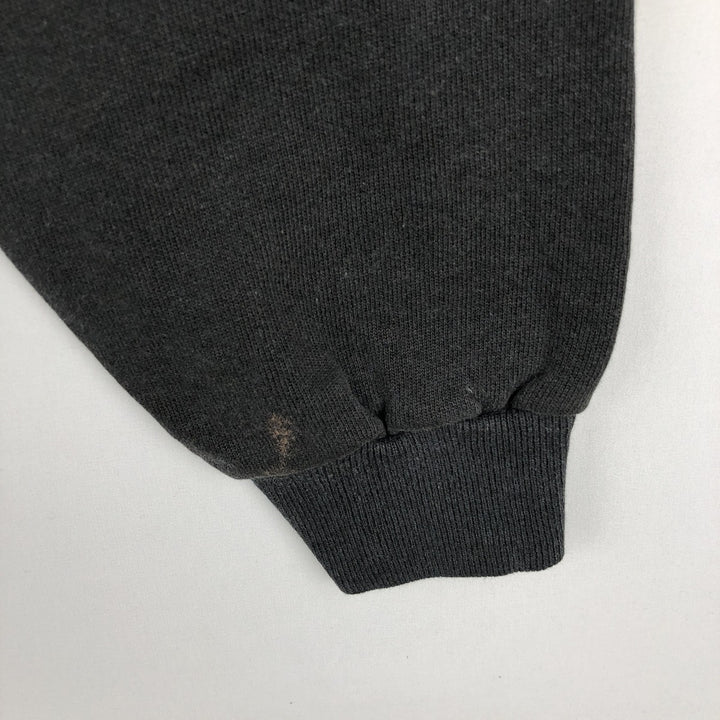Printed sweatshirt, women's size L (approx.) unclear black type Vintage Second Hand