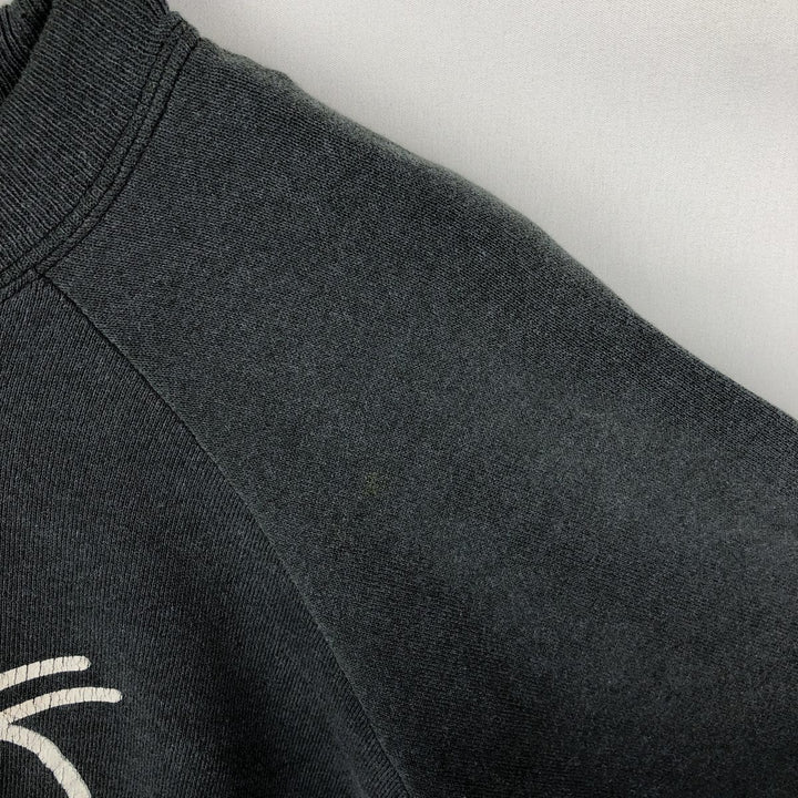 90'S Hanes HerWay Print Sweatshirt, Women's Size XL (approx.), Vintage cotton black type Vintage Second Hand