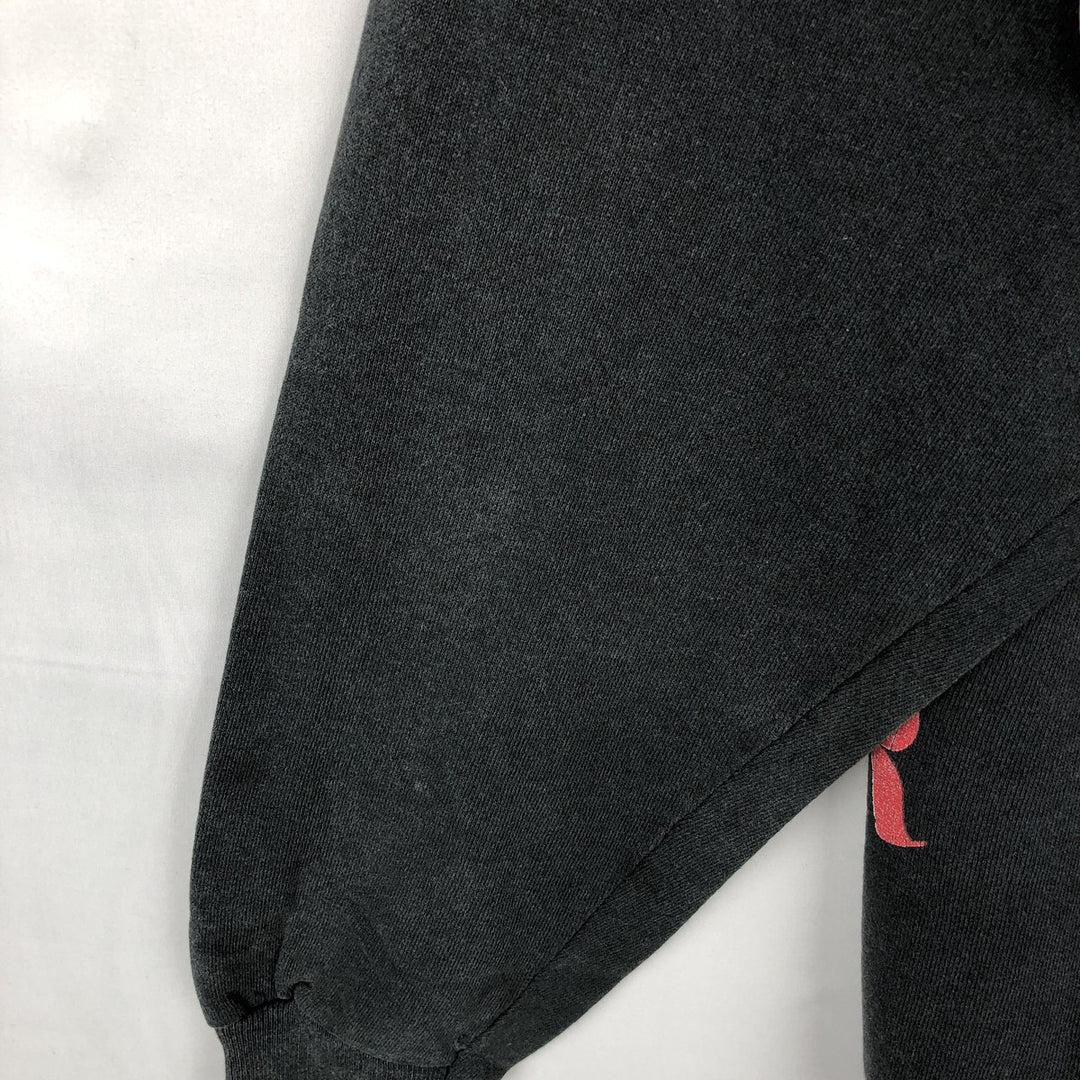 90'S Hanes HerWay Print Sweatshirt, Women's Size XL (approx.), Vintage cotton black type Vintage Second Hand