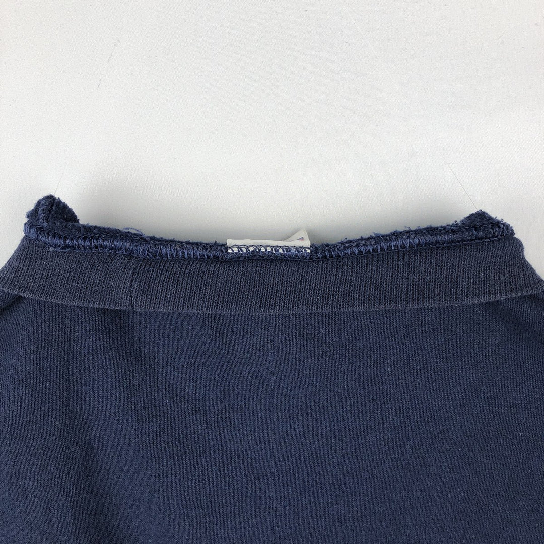 90'S Sofie US Navy Military Print Sweatshirt, Women's Size S (approx.), Vintage cotton navy blue type Vintage Second Hand