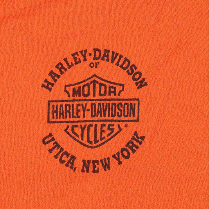 Harley-Davidson Looney Tunes Tweety 3/4 Sleeve Tribal Cardigan, Made in USA, Women's Size L (approx.) cotton orange type Vintage Second Hand