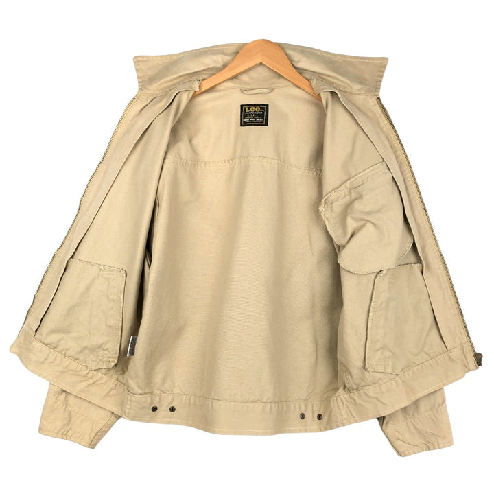 Lee Duck Work Jacket, Men's Size L (approx.) cotton Beige type Vintage Second Hand