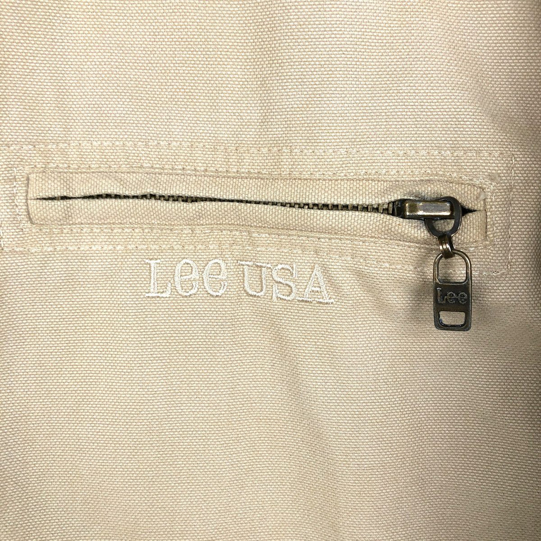 Lee Duck Work Jacket, Men's Size L (approx.) cotton Beige type Vintage Second Hand