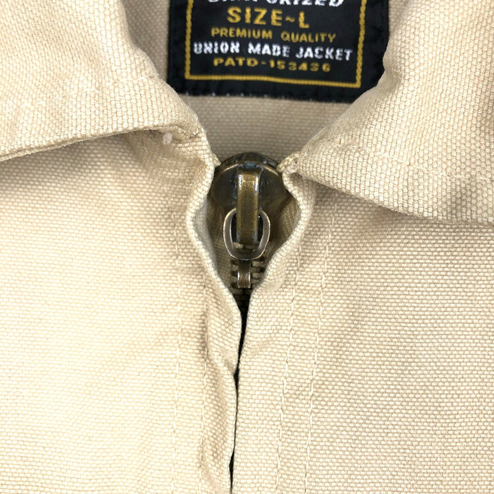 Lee Duck Work Jacket, Men's Size L (approx.) cotton Beige type Vintage Second Hand