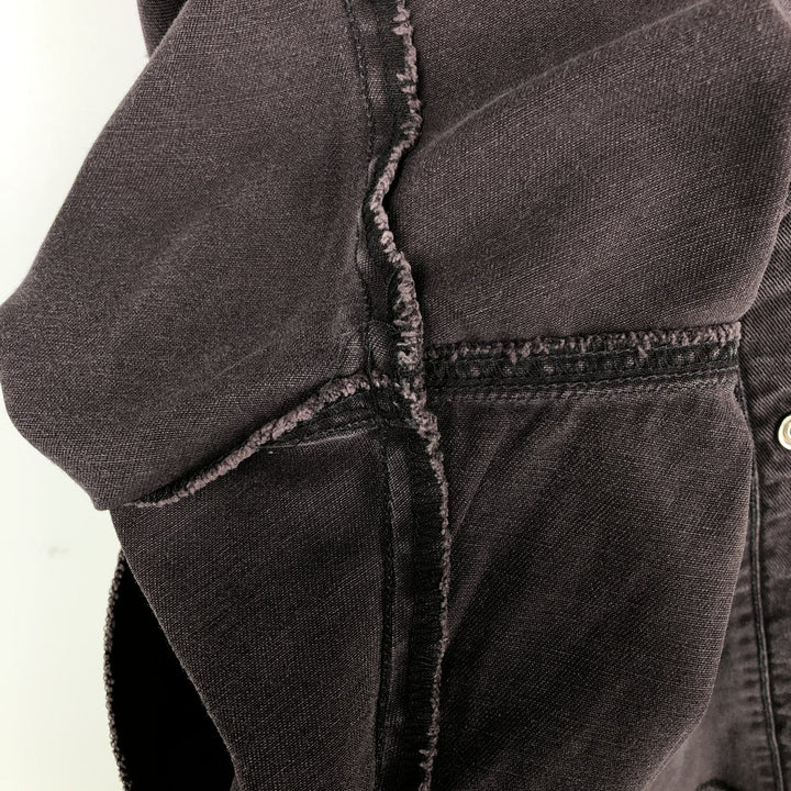 Wrangler Long Sleeve Denim Western Shirt, Men's XL unclear brown type Vintage Second Hand
