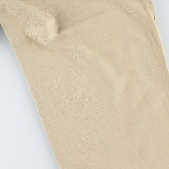 Ralph Lauren POLO by Ralph Lauren Men's Slacks, Size W37 silk Beige type Vintage Second Hand