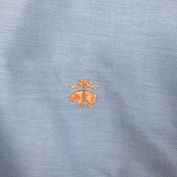 Brooks Brothers 346 long sleeve button-down shirt, men's size XL Supima Cotton Blue type light blue Vintage Second Hand